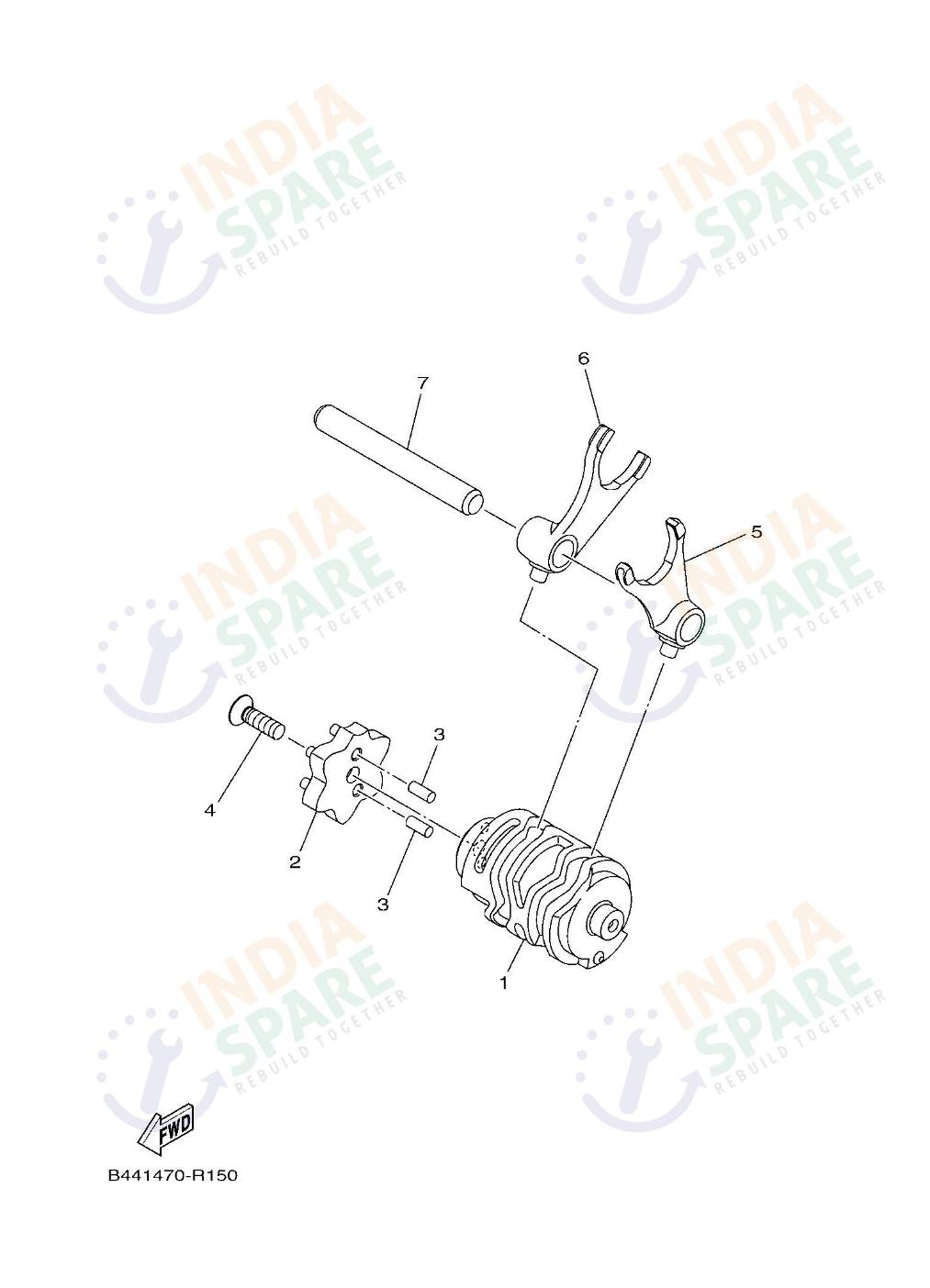SHIFT CAM FORK